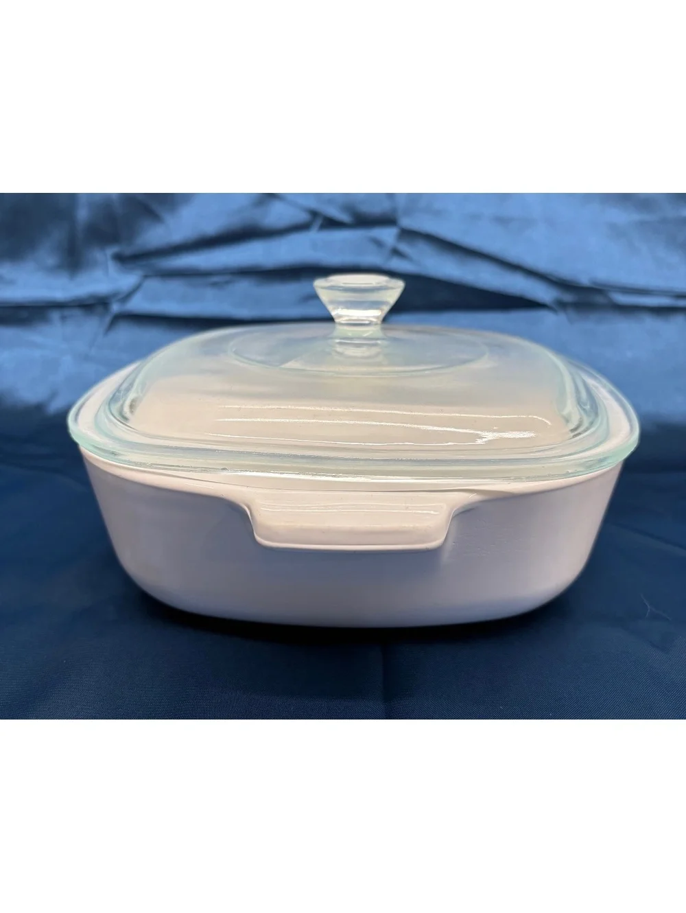 Vintage Corning Ware P-1-B 1 Quart Blue Cornflower Casserole Dish With P-7-C Lid